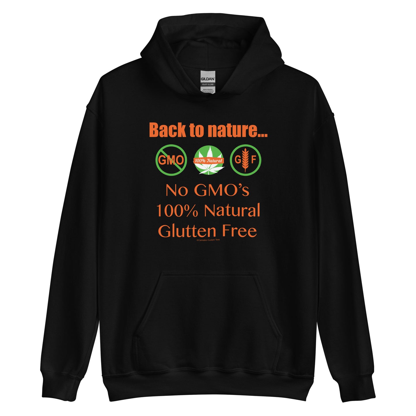 Back to Nature P401 Unisex Hoodie