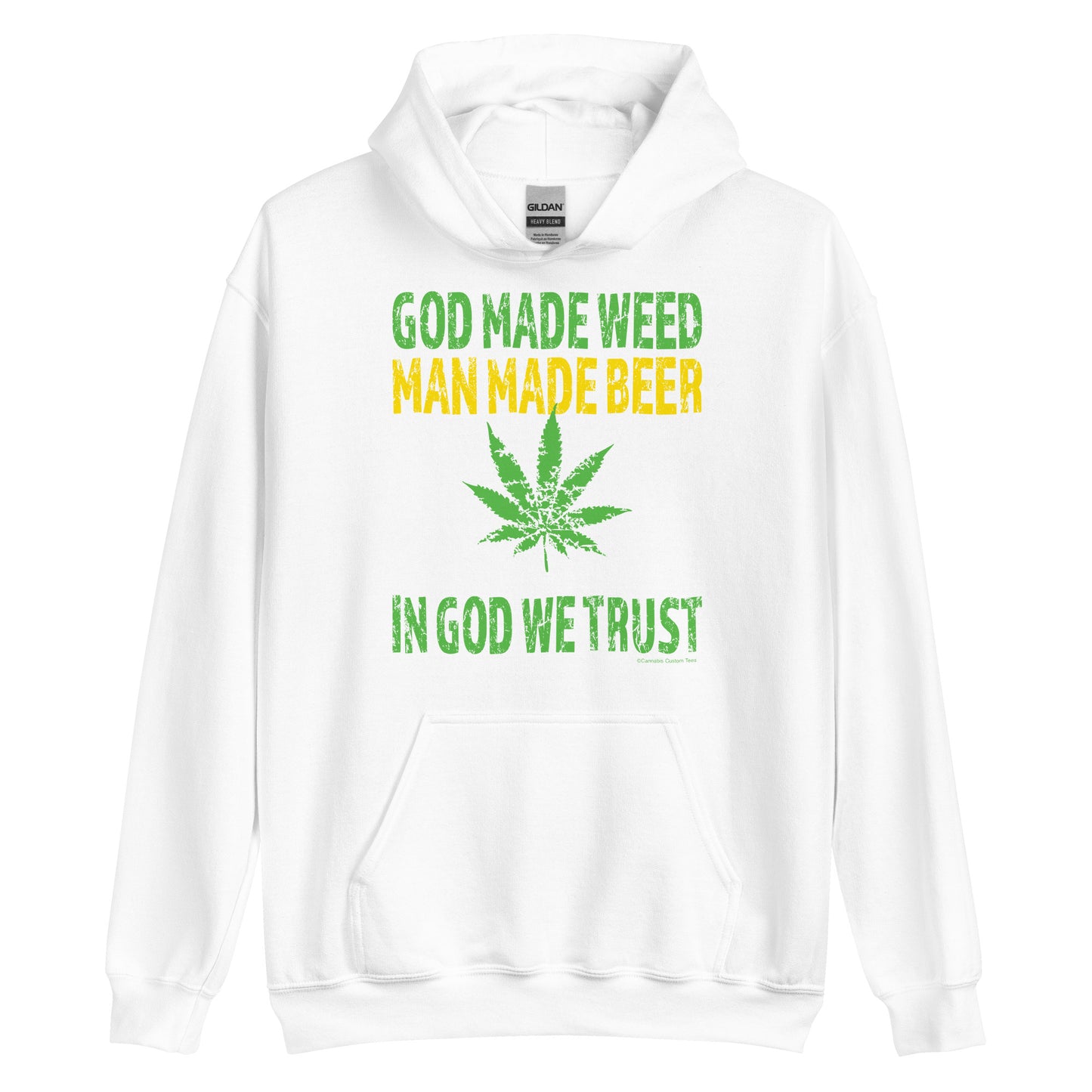 God Made Weed P409 Unisex Hoodie