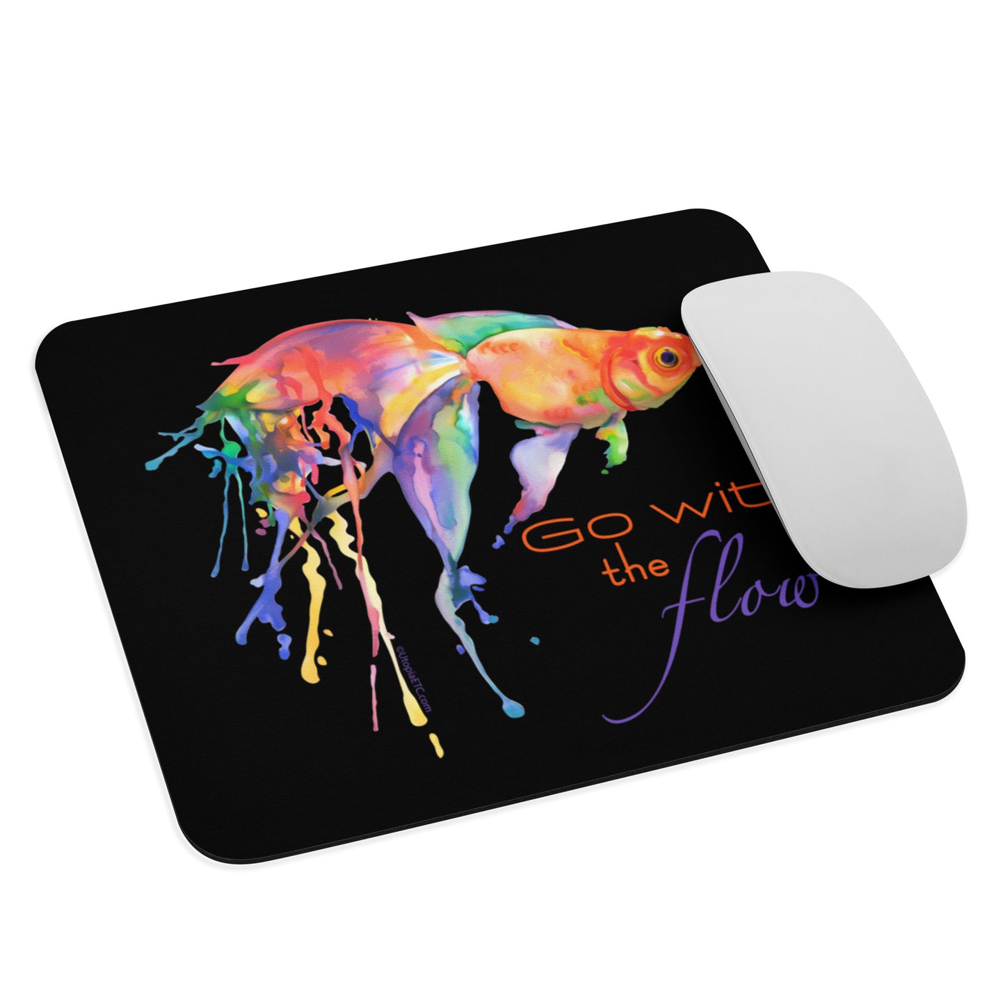 Go With The Flow Mouse pad