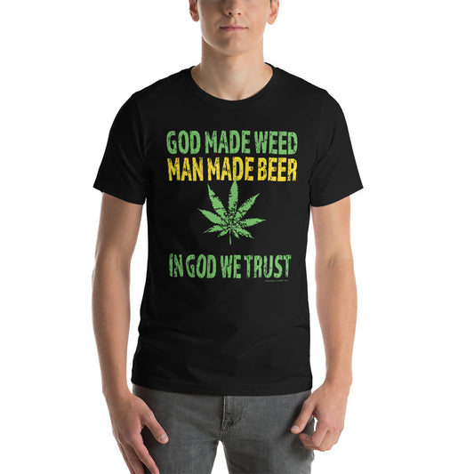 Man Made Beer P409 Unisex t-shirt