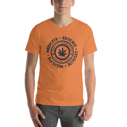 Medicate Educate Unisex T-shirt