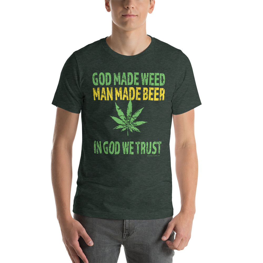 Man Made Beer Unisex t-shirt