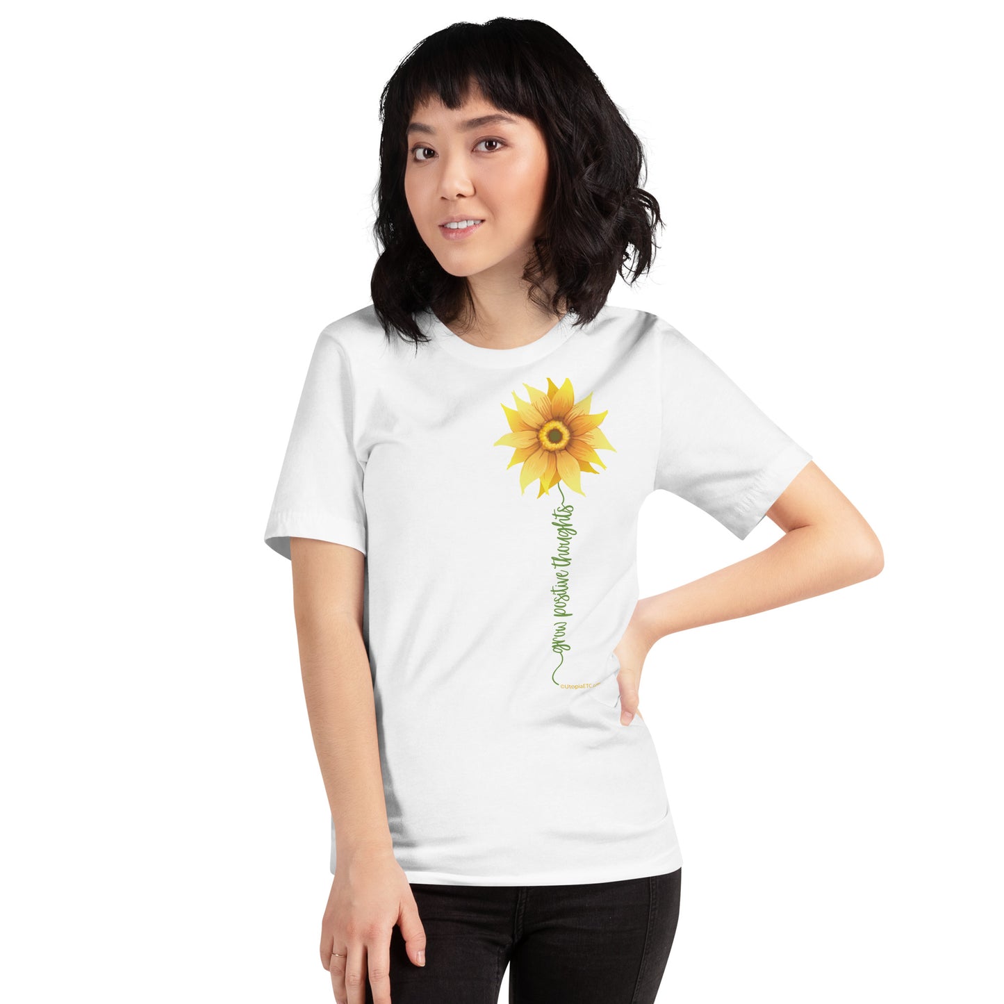 Grow Positive Thoughts P306 Unisex T-shirt