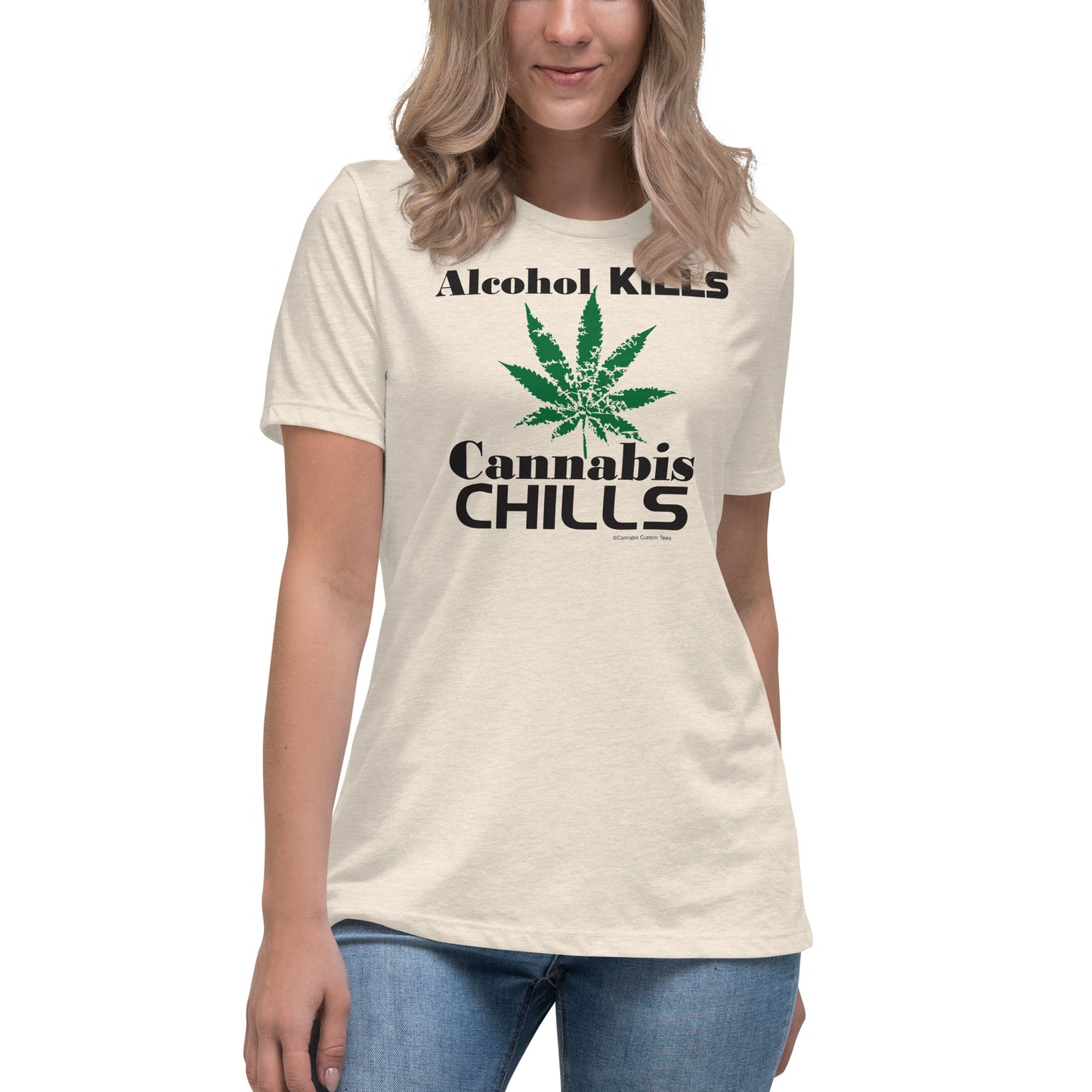 Cannabis Chills Women's Relaxed T-Shirt