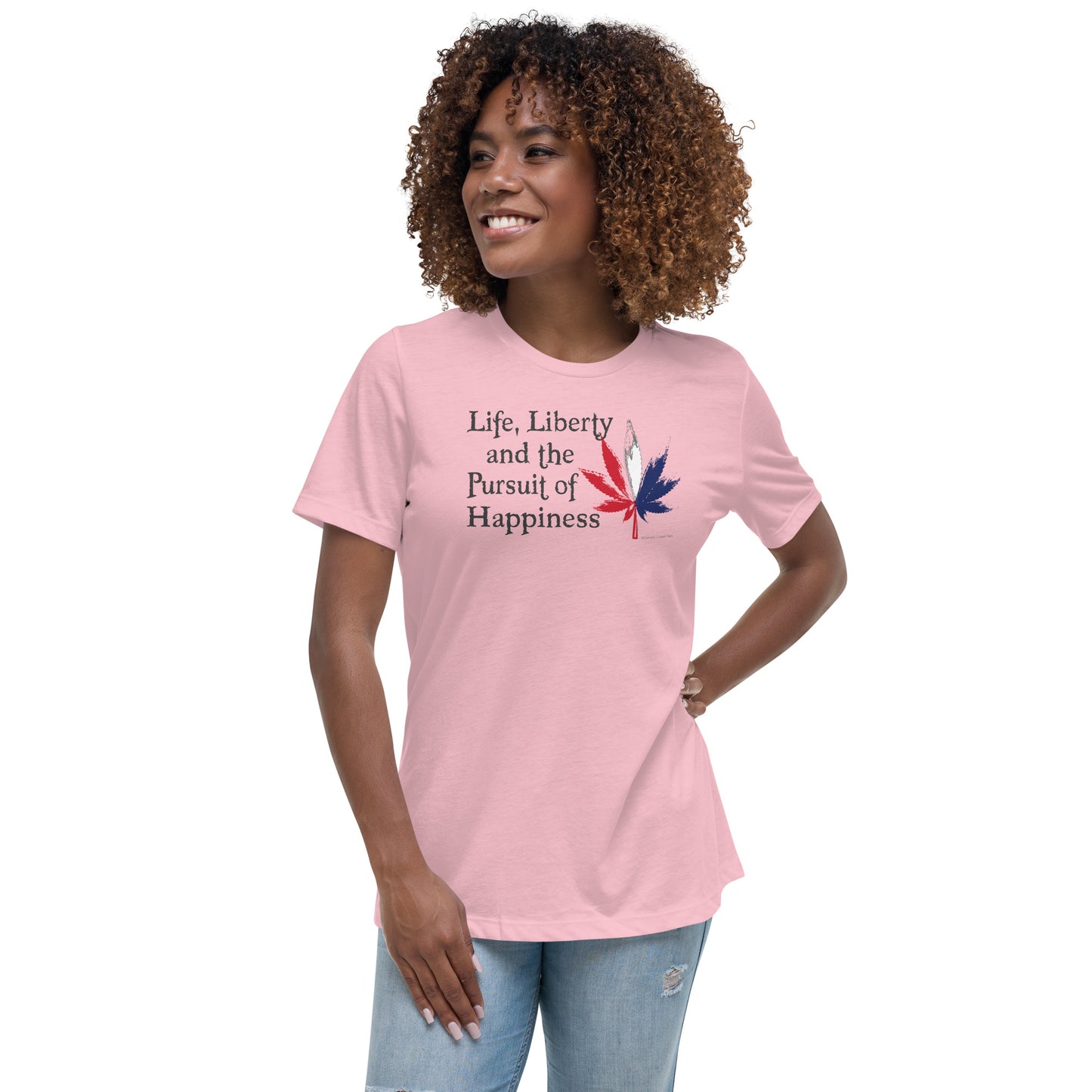 Life Liberty (black) Women's Relaxed T-Shirt