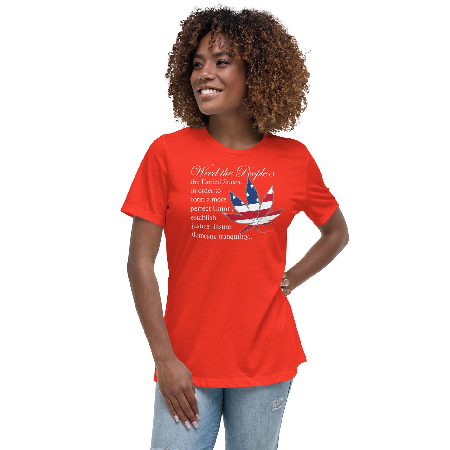 Weed the People (white) Women's Relaxed T-Shirt